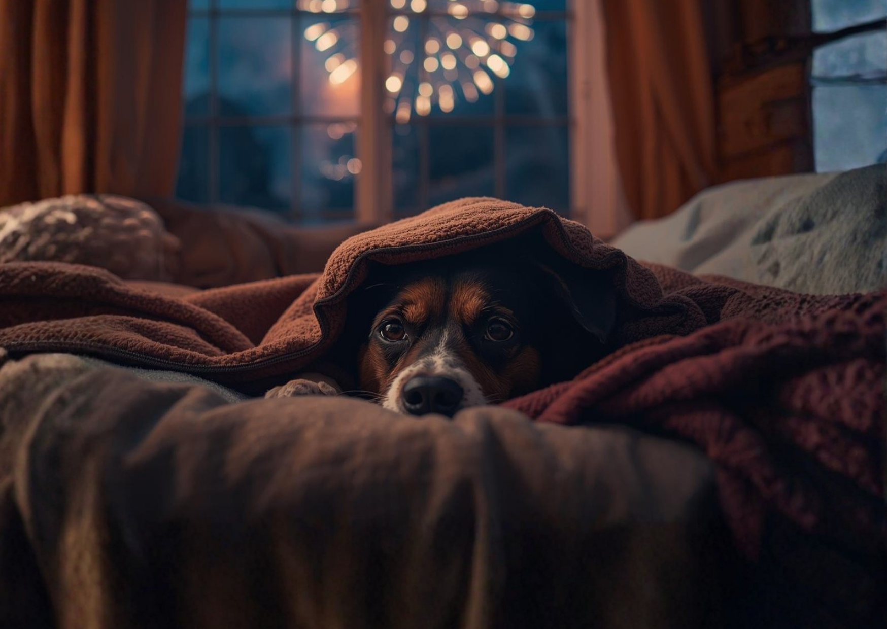 Warum dein Hund an Silvester Angst hat und was in seinem Körper passiert