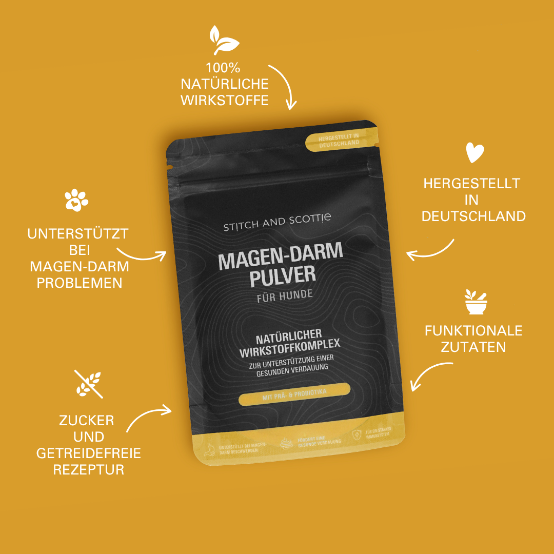 Magen- und Darmpulver für Hunde