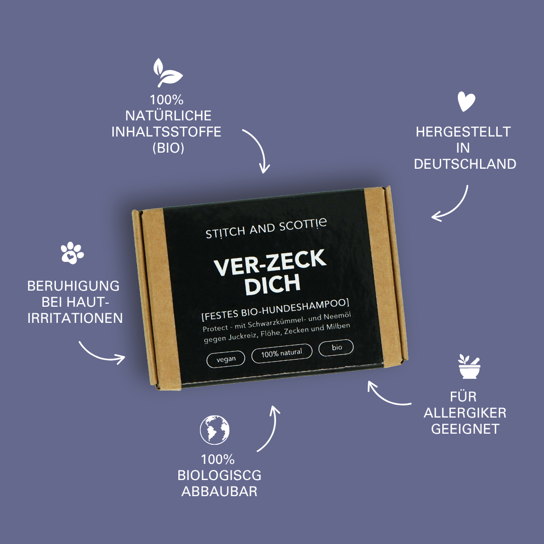 Bio-Hundeseife "VER-ZECK DICH"